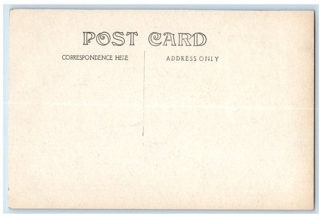 c1910's Mills County Court House View Glenwood Iowa IA RPPC Photo Postcard