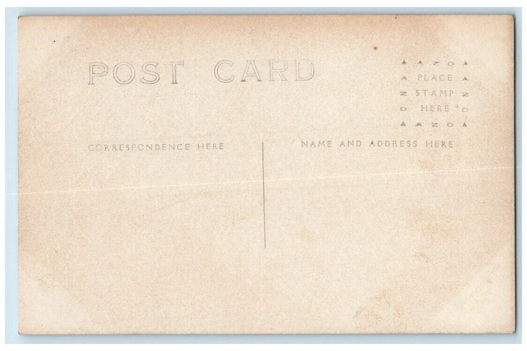 c1910's Public Library Building View Clarinda Iowa IA RPPC Photo Postcard