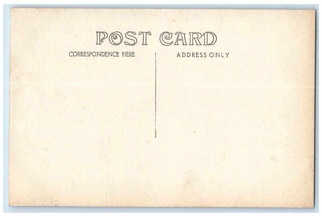 c1910's US Post Office Building View Muscatine Iowa IA RPPC Photo Postcard