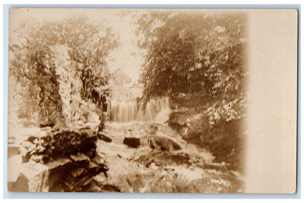 1907 Waterfall View Whittingham Vermont VT Posted Antique RPPC Photo Postcard