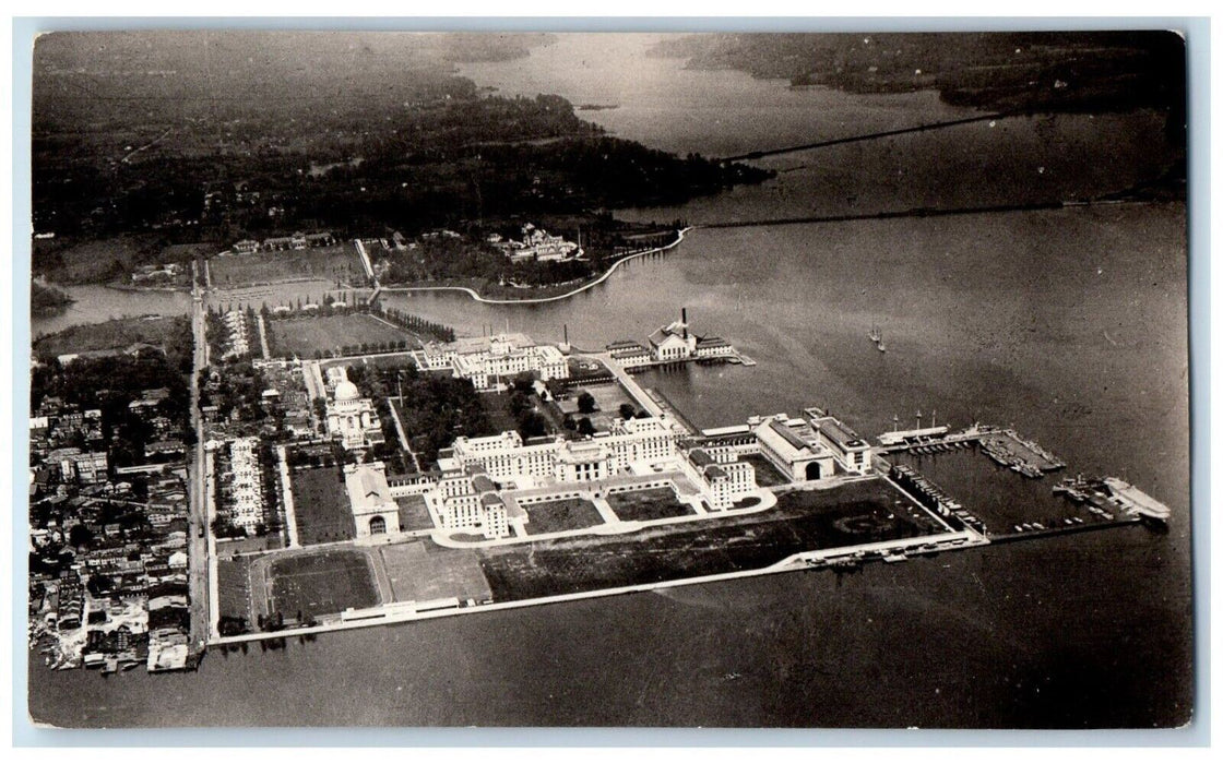 c1910's United States Naval Academy Annapolis Maryland MD RPPC Photo Postcard