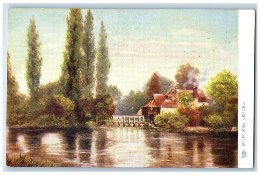 c1910 Iffley Mill Oxford England Oilette Tuck Art Antique Unposted Postcard