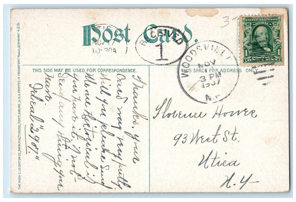 1907 Gosport Church Star Island Shoals View Portsmouth New Hampshire NH Postcard