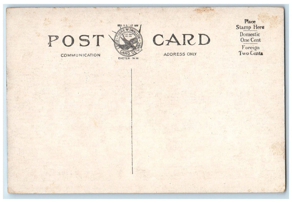 c1920 Captain John Smith's Monument Star Island Shoals Portsmouth NH Postcard
