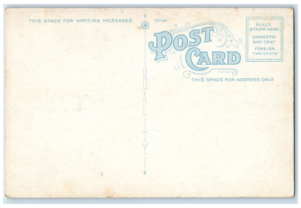 c1950's Fort Constitution From Harbor Tower Flag Seaside Portsmouth NH Postcard