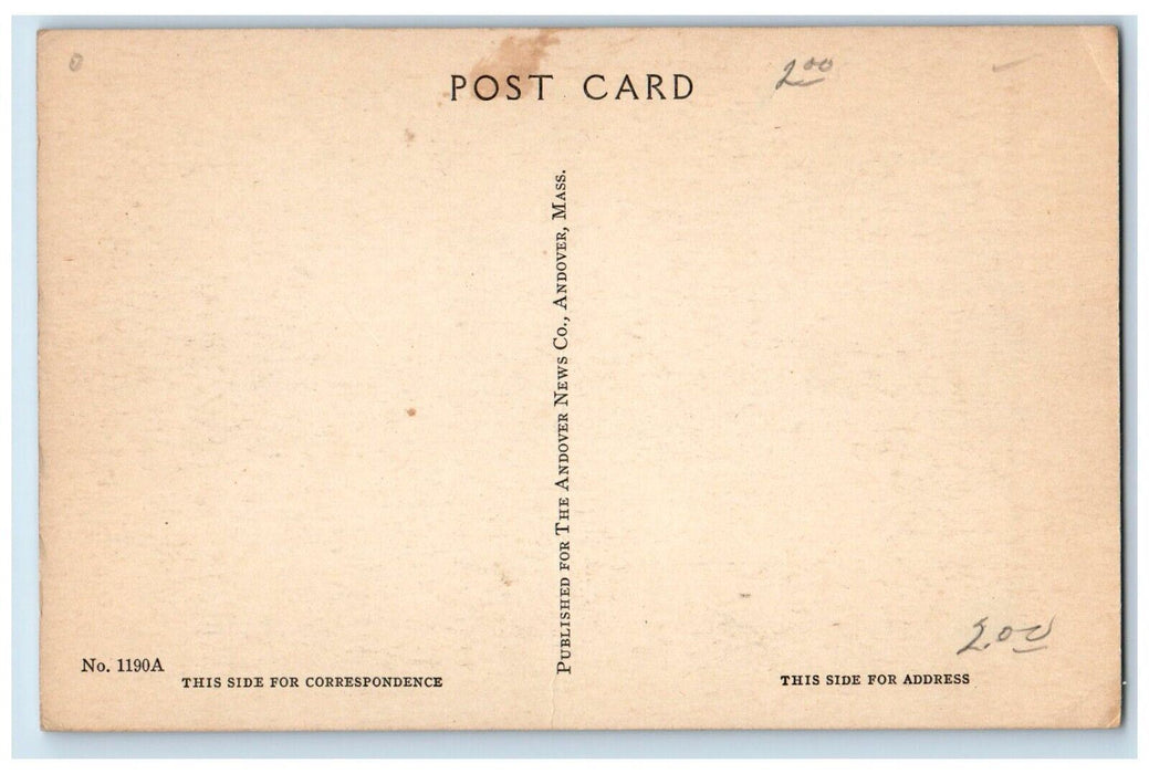 c1930's Old Abbot Homestead Andover Massachusetts MA, Cows Scene Postcard