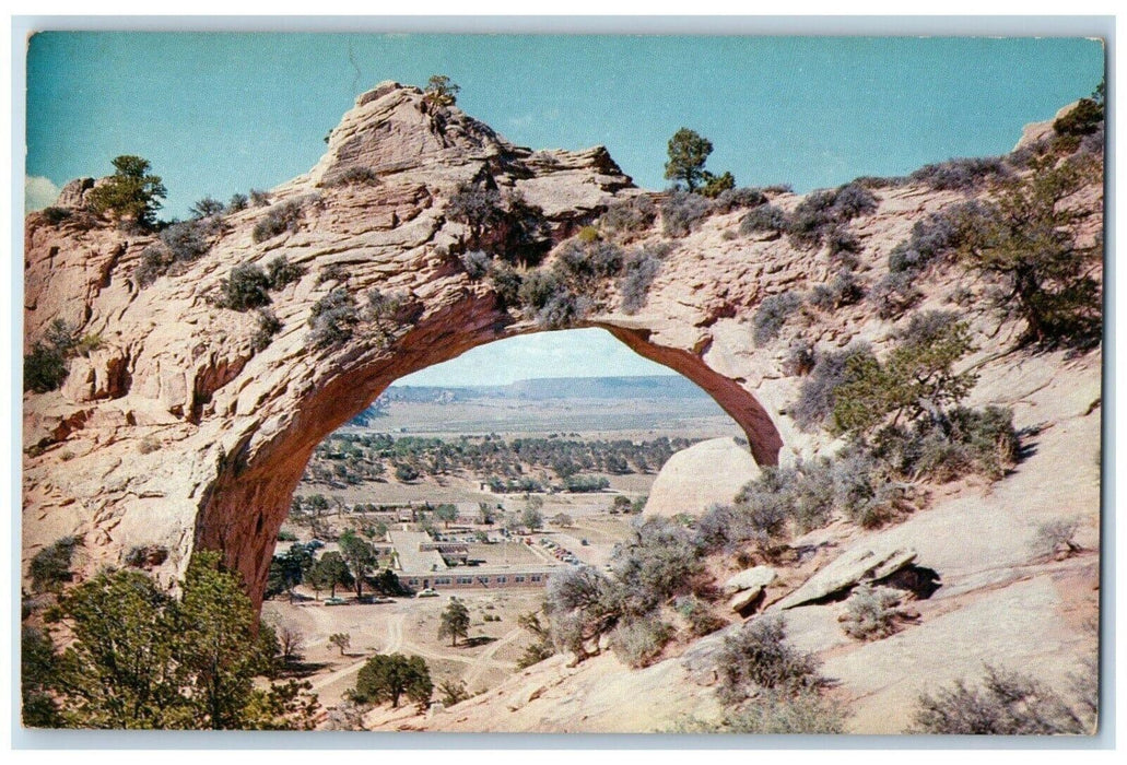 c1950's Window Rock Showing Colorful Land Window Rock Arizona AZ Postcard
