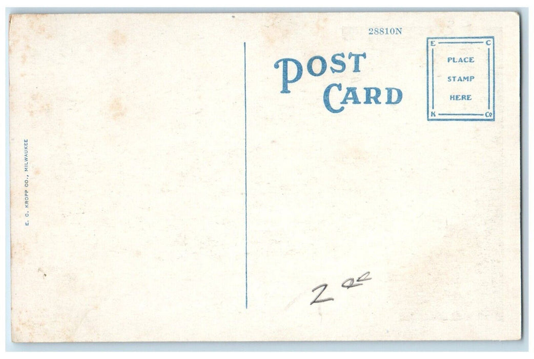 c1910's Candler Building Car Street View Atlanta Georgia GA Antique Postcard