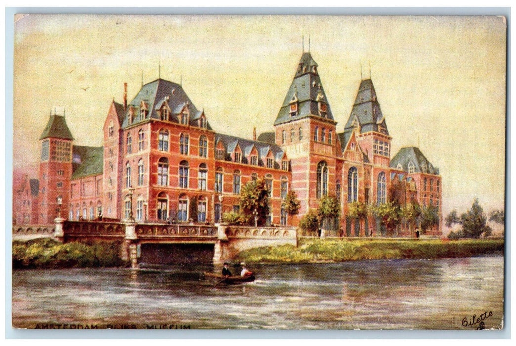 c1910 Amsterdam The Rijks Museum Netherlands Oilette Tuck Art Postcard