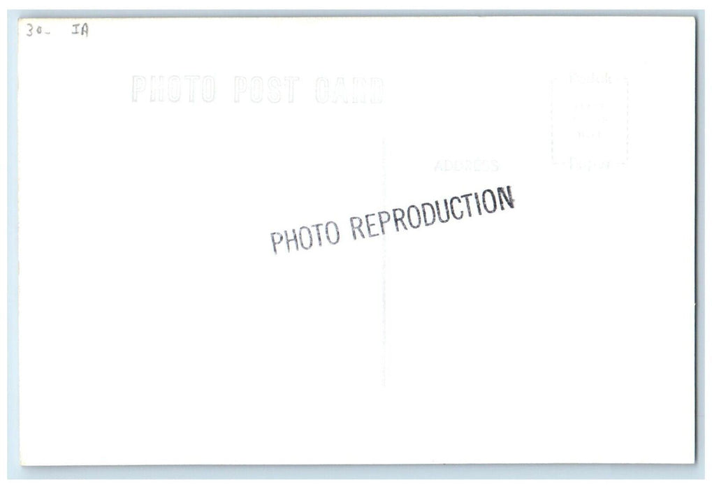 c1950 Waverly Fire Department Road Classic Fire Truck Firefighter Iowa Postcard