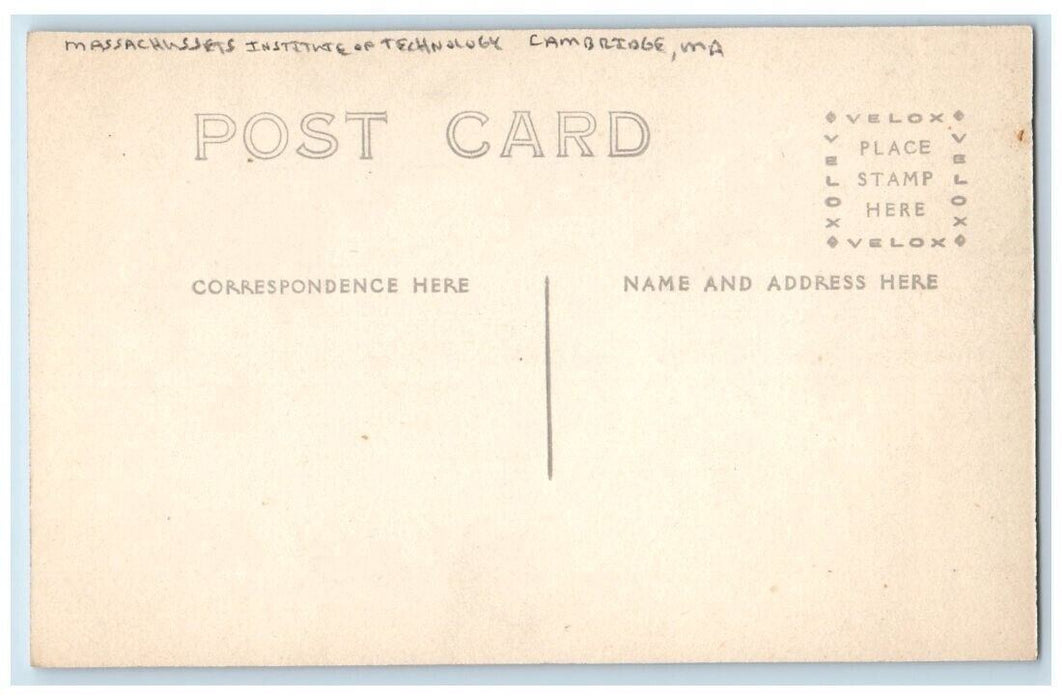 c1907 Massachusetts Institute Of Technology Cambridge MA RPPC Photo Postcard