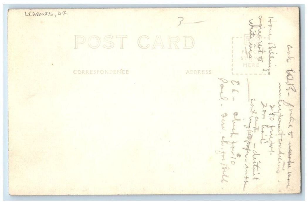 c1940's Boating On McKenzie River Above The Dam Leaburg OR RPPC Photo Postcard