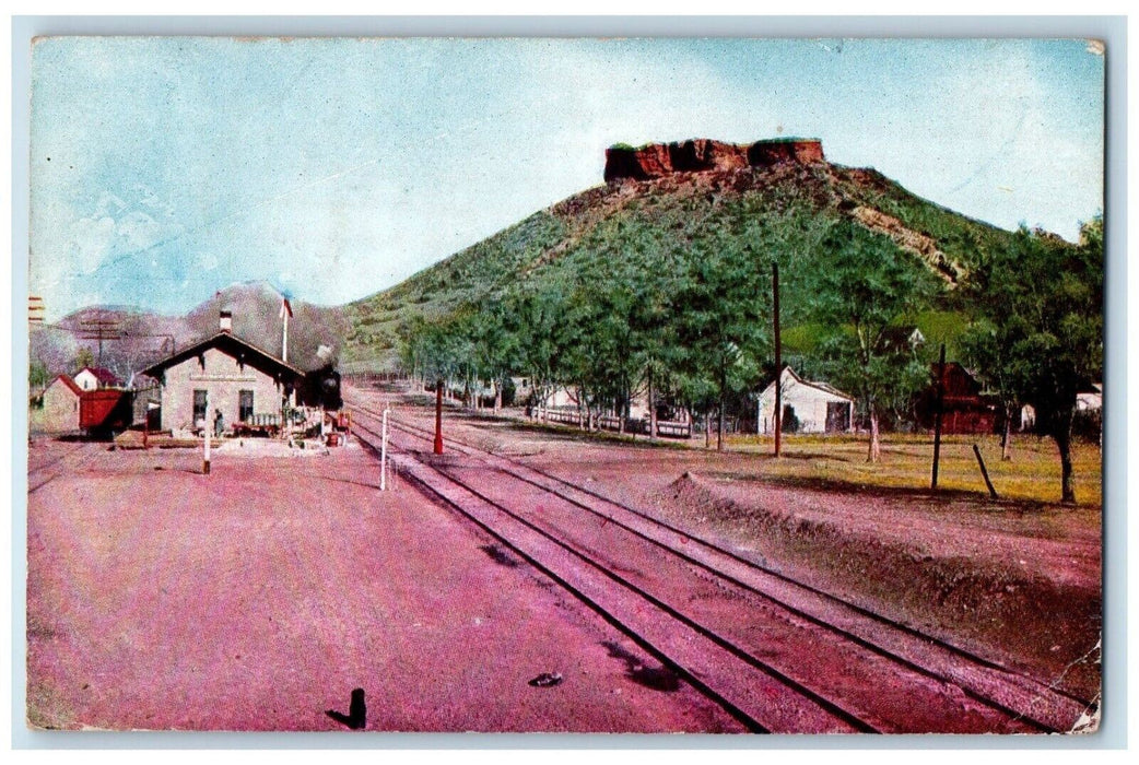 c1909 Hill City RR Rail Road Mountain Kansas City Missouri MO Vintage Postcard