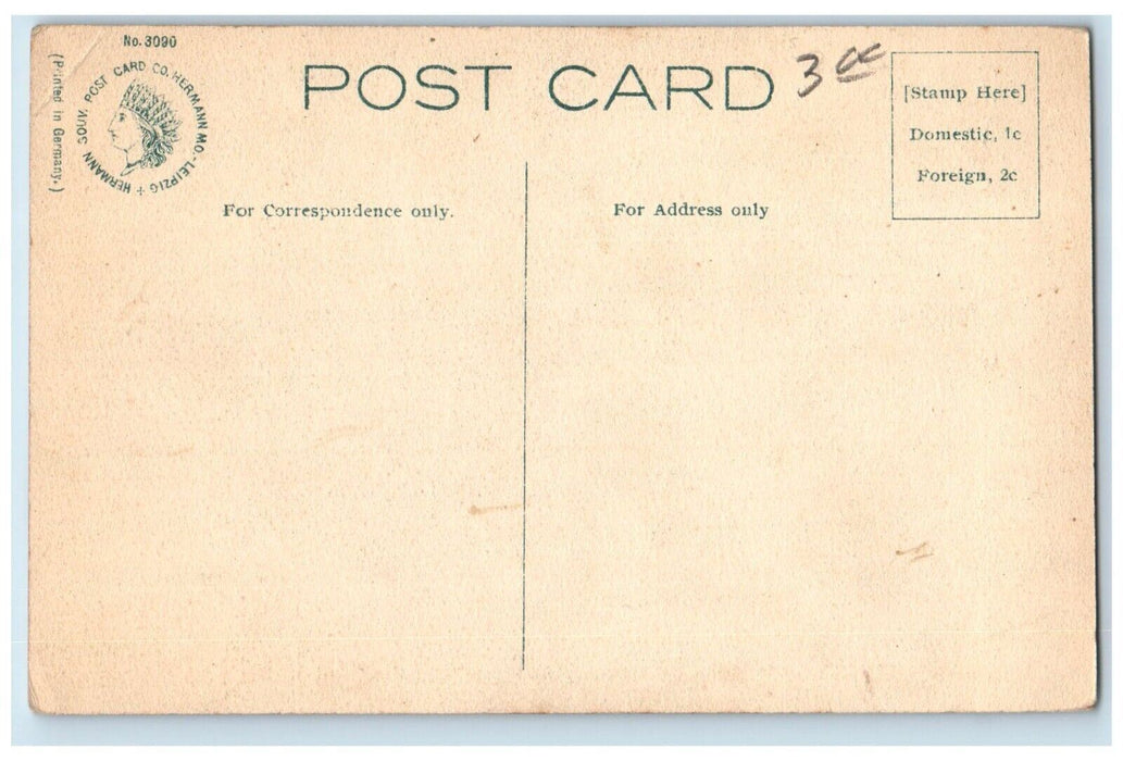 c1910 American School Osteopathy Exterior Kirksville Missouri MO U.S.A. Postcard