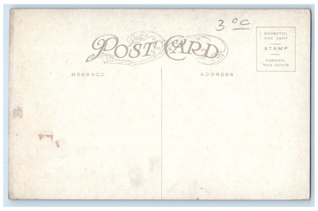 c1910 Shay Engine Climbing Argentine Central Mt. McClellan Colorado CO Postcard
