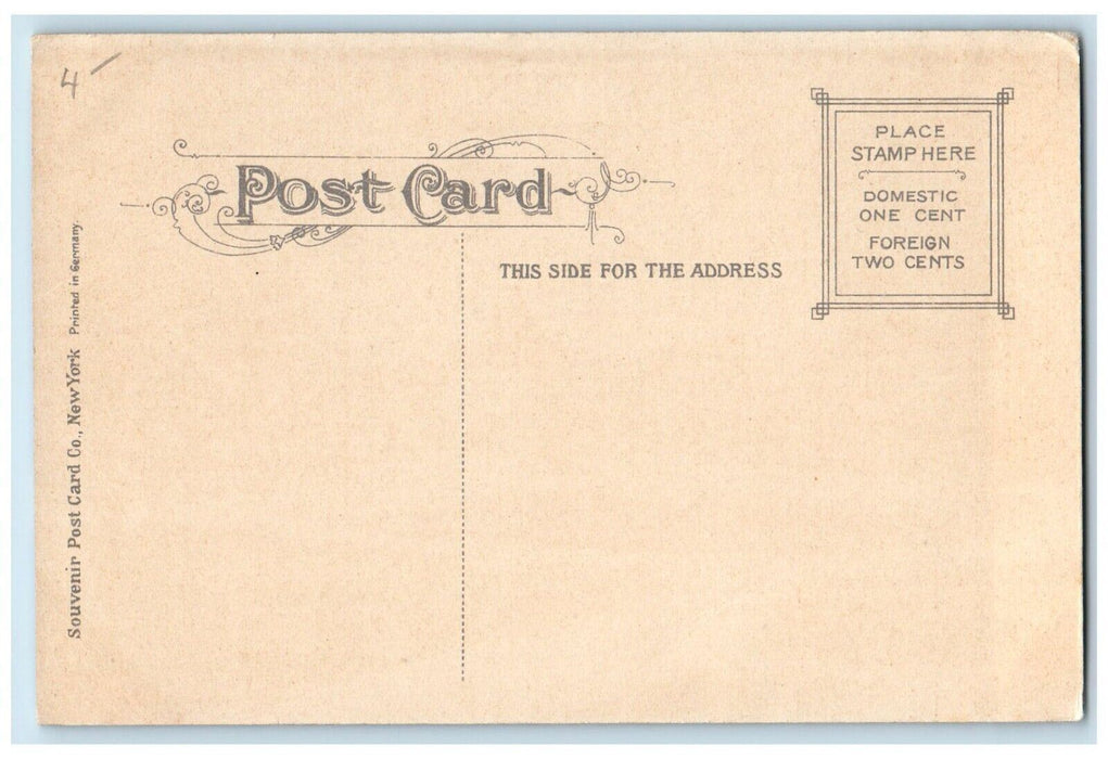 Trolley Station Forest Lake Palmer Massachusetts MA Unposted Postcard