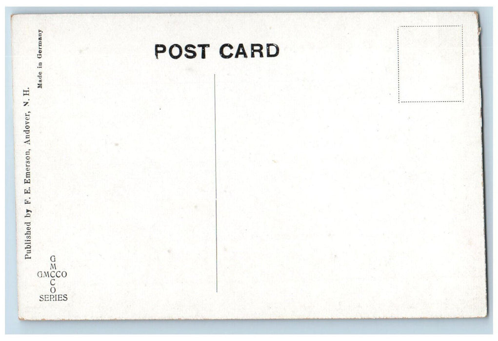 c1910 Echo Lake Andover New Hampshire NH Antique Unposted GMCCO Series Postcard
