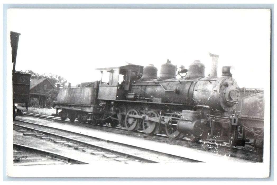 c1950's Locomotive Train #26 Rail Yard Railroad RPPC Photo Postcard