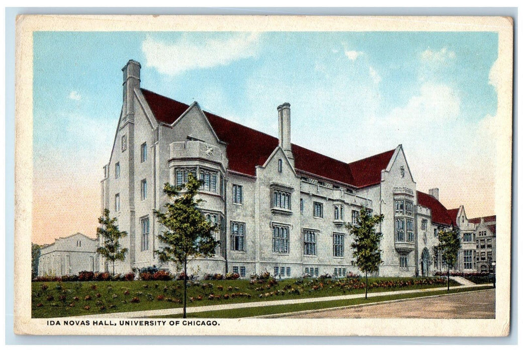 c1910s Ida Novas Hall Exterior Scene University Of Chicago Illinois IL Postcard