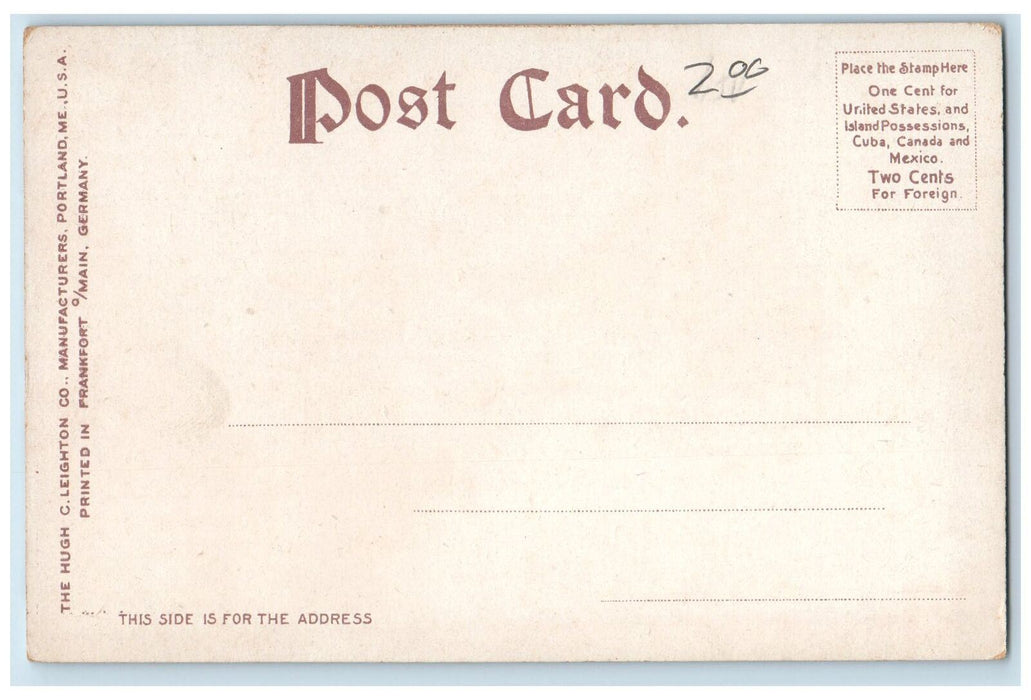 1918 The Haymarket Louis W. Stayart Co. Chicago Illinois IL  Groceries Postcard