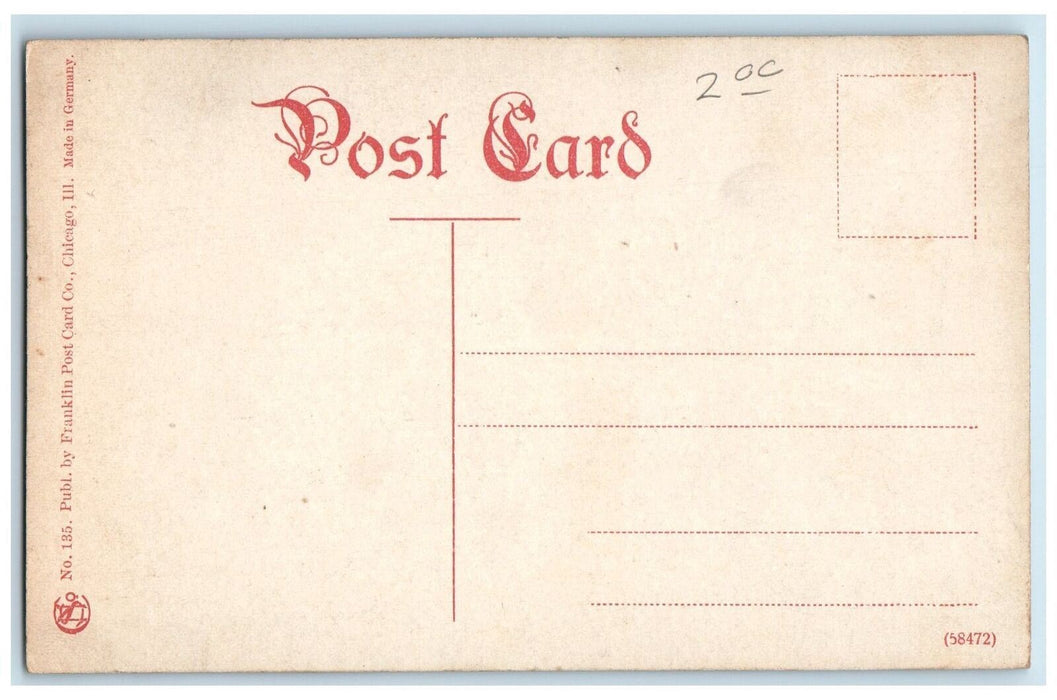 c1905s Northwestern University Street Scene Railway Chicago IL Unposted Postcard