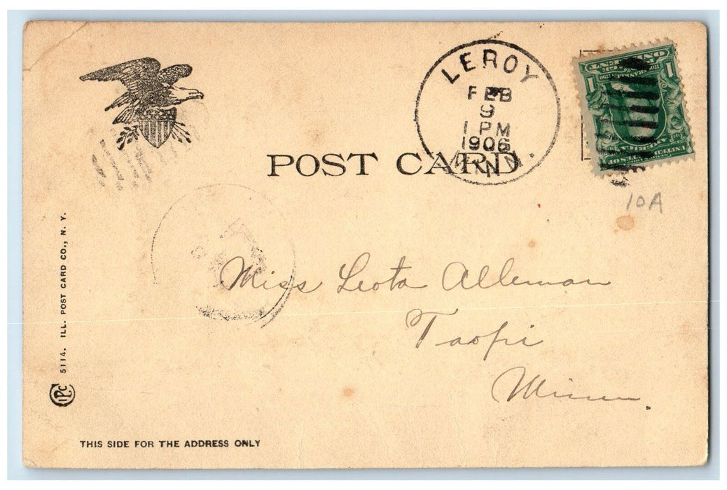 1906 View Of University Park Indianapolis Indiana IN Posted Vintage Postcard