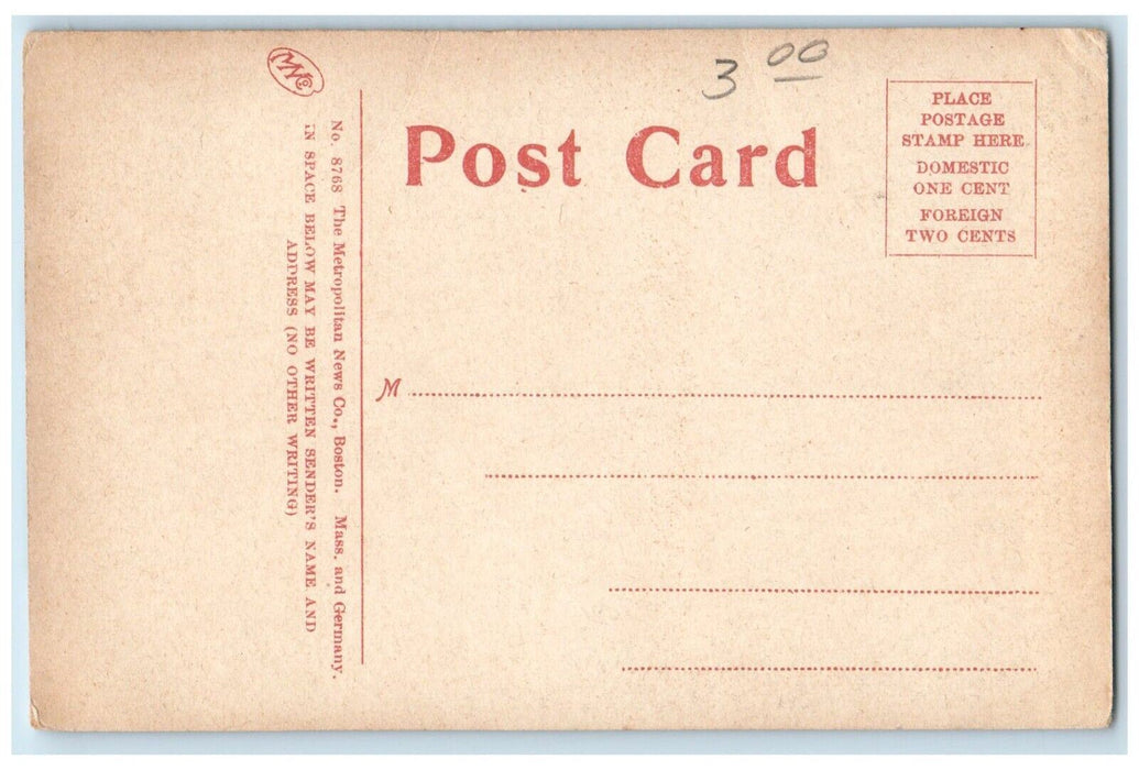 c1910 Two Miles Eastport River Lake Cruise Ship Exterior Lubec Maine ME Postcard