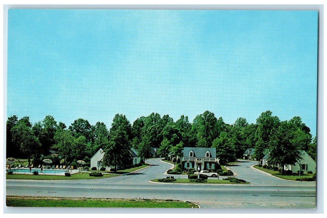 c1950's Princess Anne Motor Lodge Restaurant Entrance Williamsburg VA Postcard