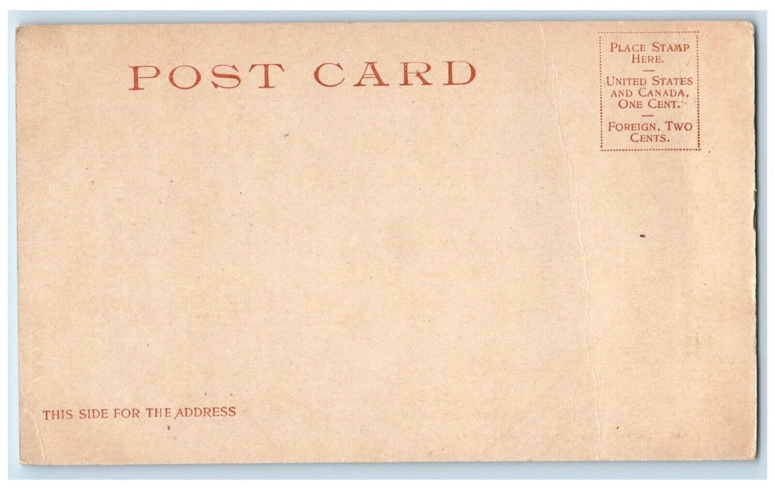 c1905 District School House West Gardiner Maine ME Antique Postcard