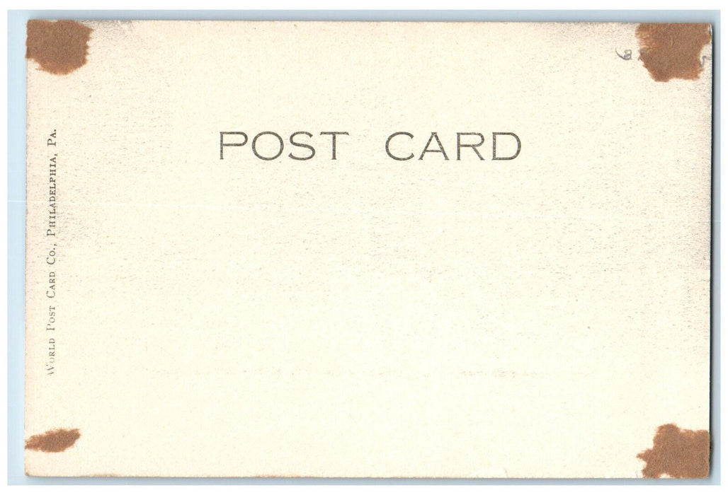 c1905 Concord School House Upper Ax Burying Ground Philadelphia PA Postcard