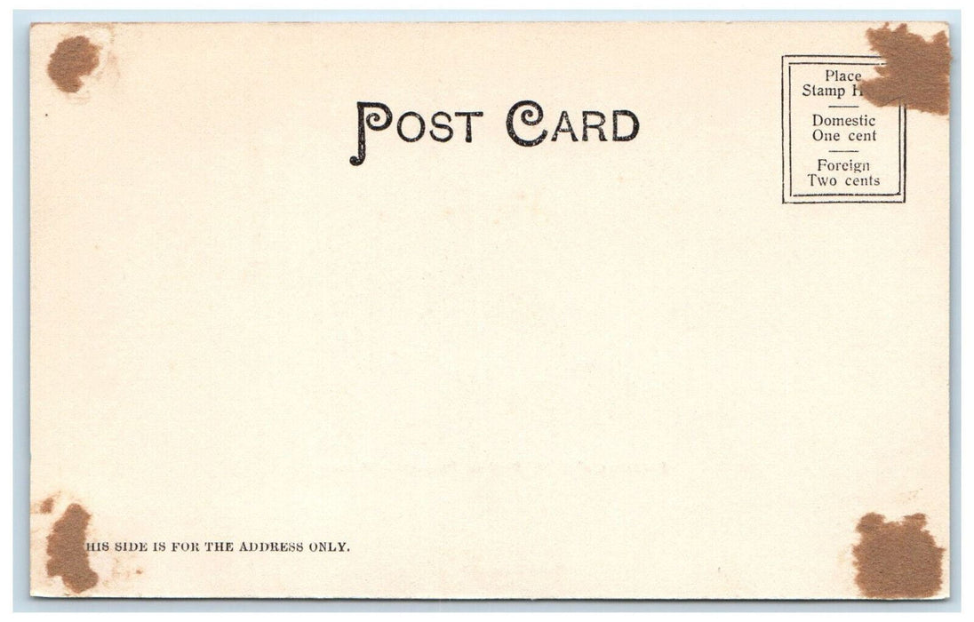 c1905 Residence of E.H Barney Springfield Massachusetts MA Antique Postcard