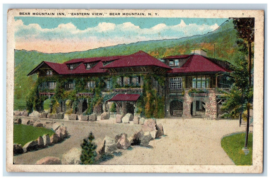 c1940's Bear Mountain Inn "Eastern View" Bear Mountain New York NY Postcard