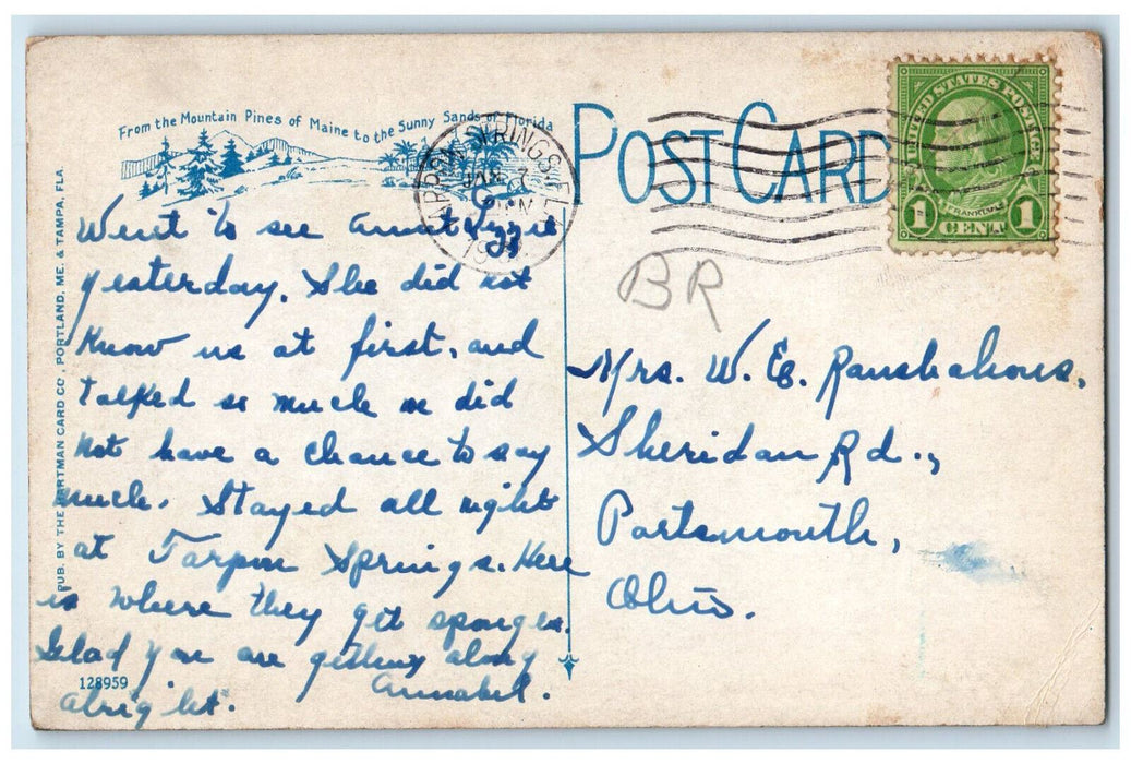 1932 The Sunshine City Vinoy-Park Hotel St. Petersburg Florida FL Postcard