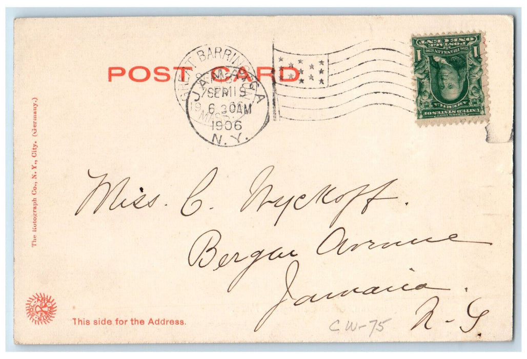 1906 The Berkshire Inn Great Barrington Massachusetts MA Antique Postcard