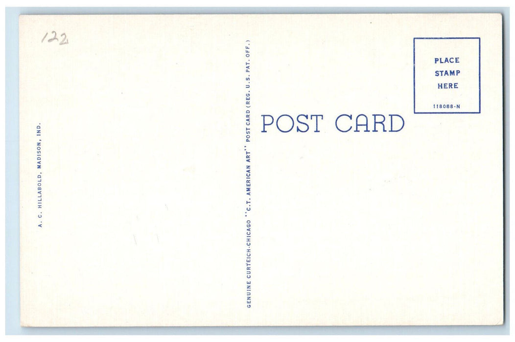 c1950's Chain Mills Falls Madison Indiana IN Vintage Unposted Postcard