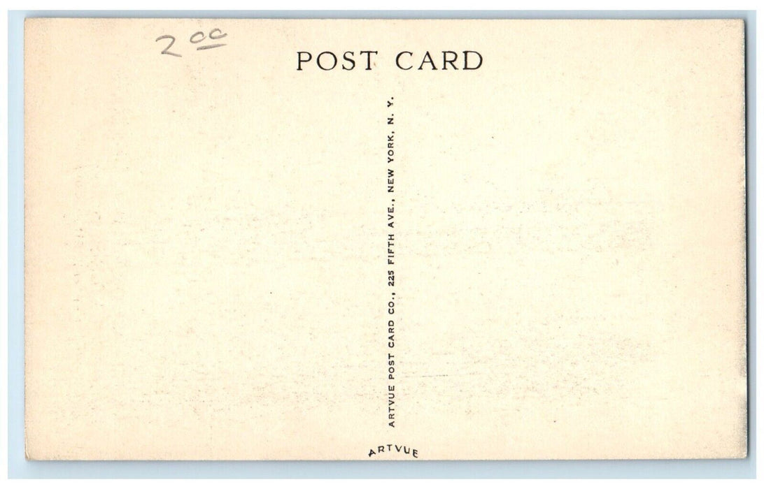 c1940 Down Eureka Street Classic Cars Central City Colorado CO Artvue Postcard