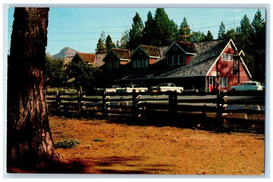 c1960 Viola Resort State Highway Lassen Volcanic Redding California CA Postcard