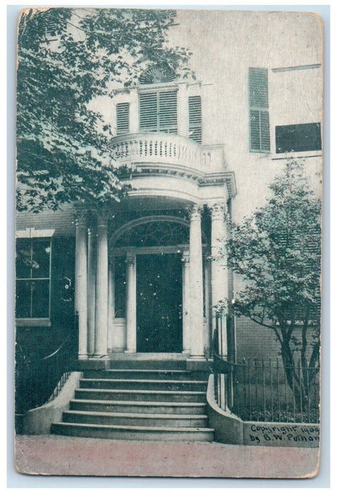 c1910 Andrew Safford House Washington Front Door Salem Massachusetts MA Postcard