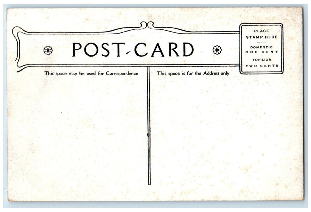 c1910 Wayside Inn Garden Longfellow Exterior Subdury Massachusetts MA Postcard