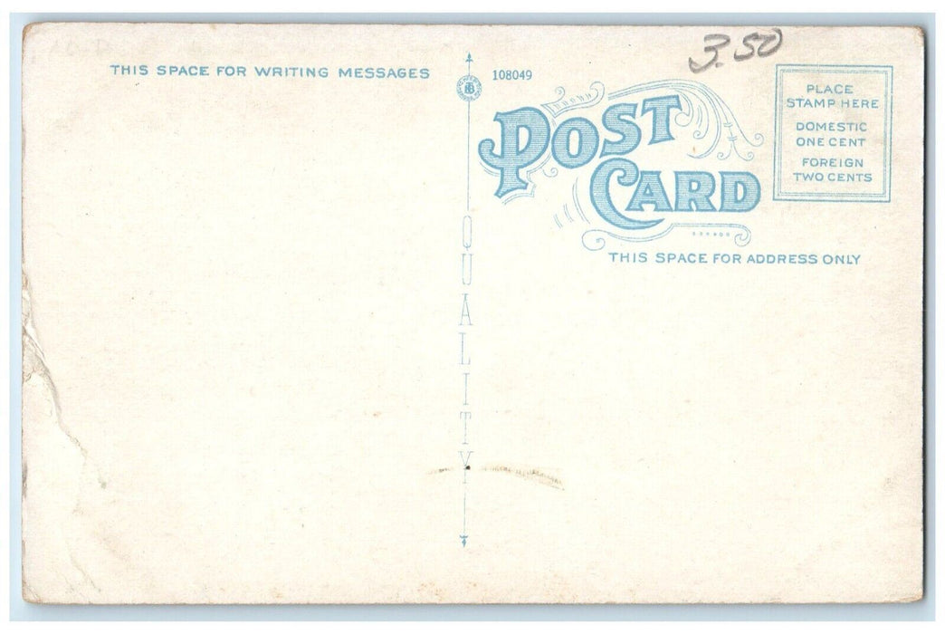 c1920 United Shoe Machinery Factory Exterior Beverly Massachusetts MA Postcard