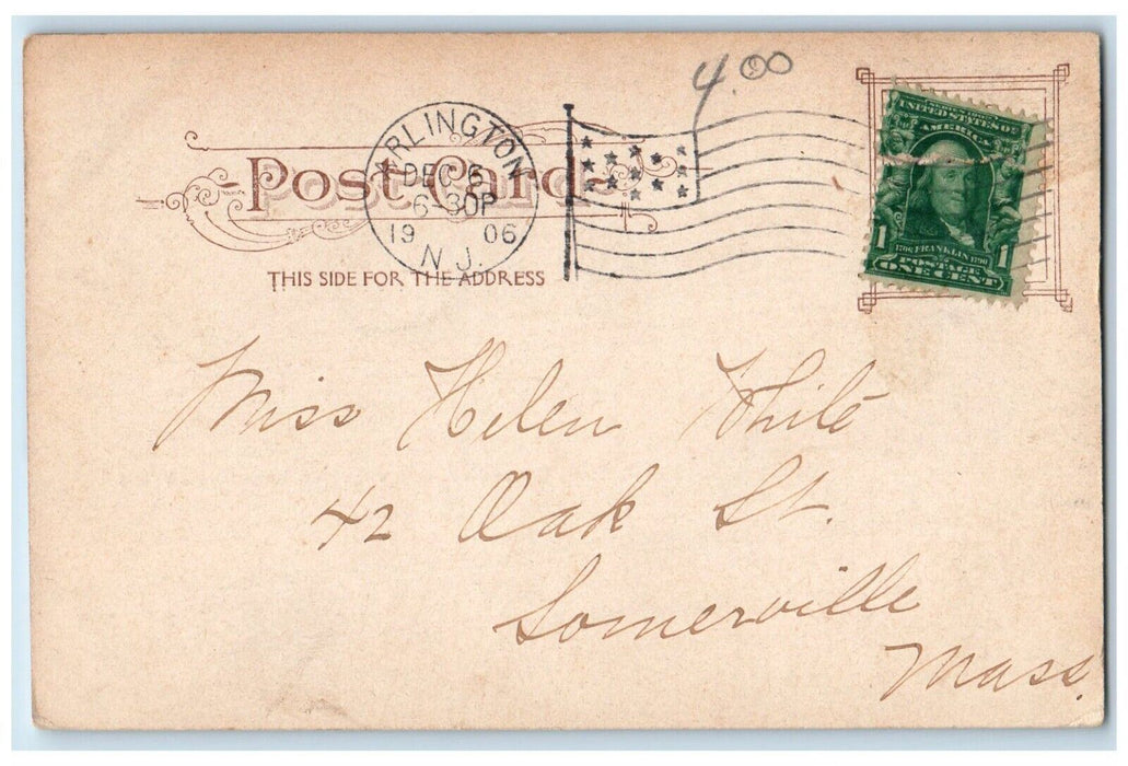 1906 United Shoe Machinery Companys Plant Factory Beverly Massachusetts Postcard