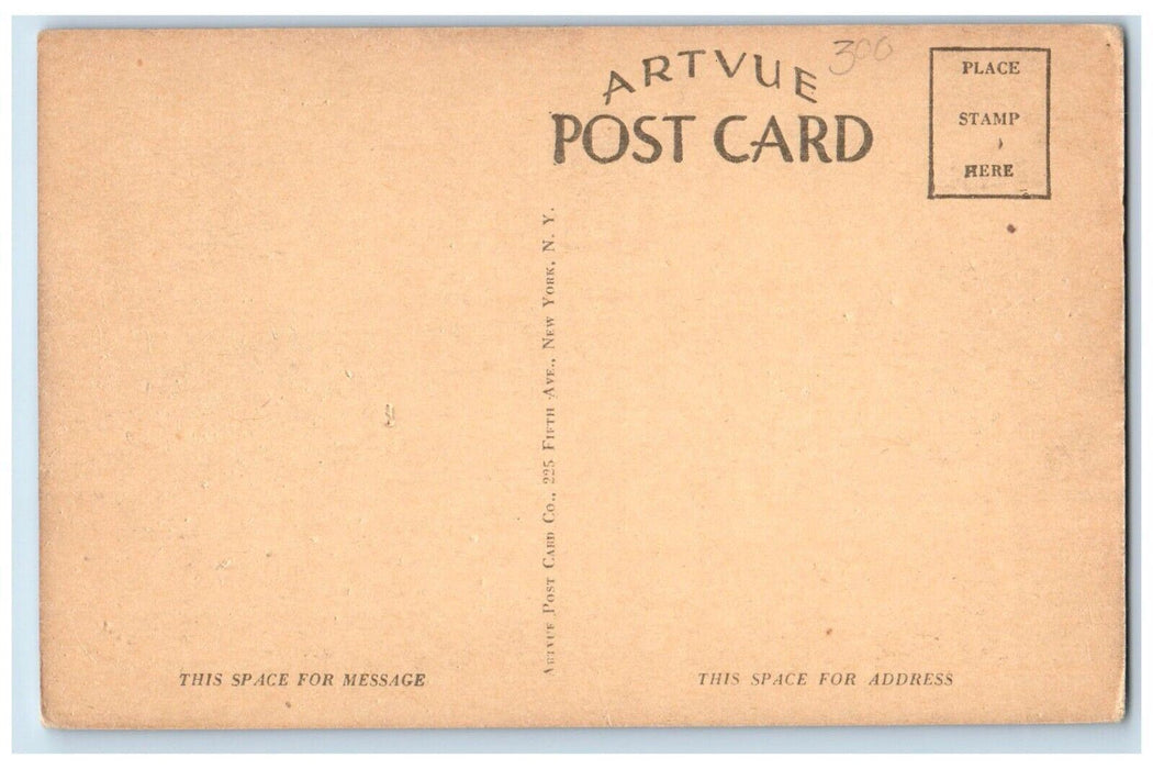 1940 D.K.E. House Amherst College Exterior Amherst Massachusetts Artvue Postcard