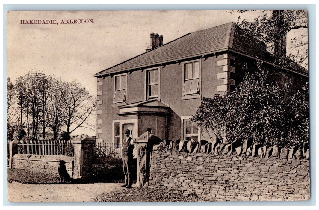 1906 Hakodadie Arlecdon Cook Frizington England Posted Antique Postcard