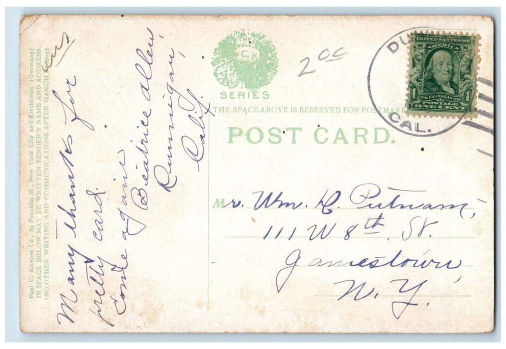 Chemistry Building University Of California Berkeley CA Antique Postcard