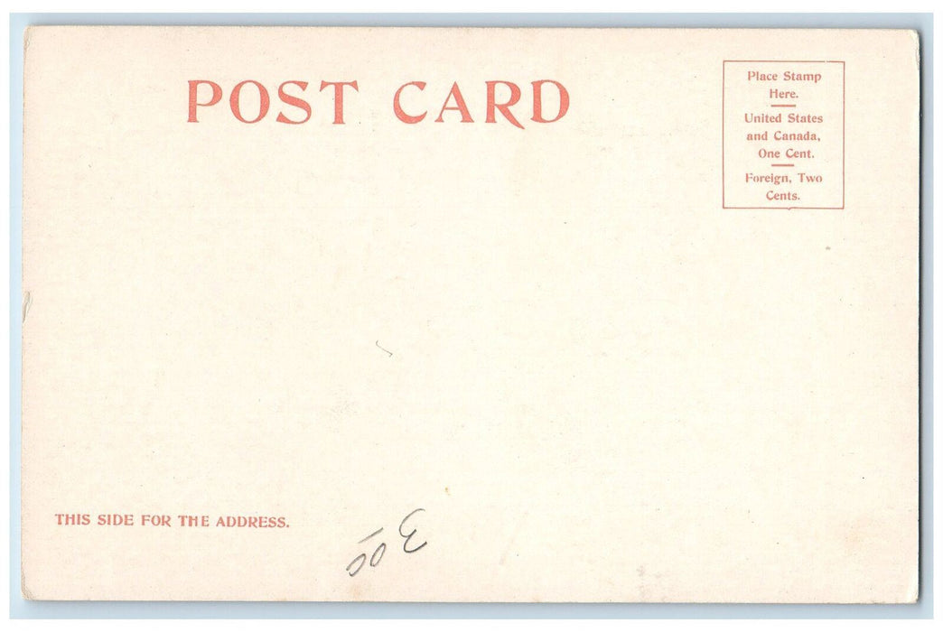 c1905 Public Square View Horse Wagon Dirt Road Building Portsmouth NH Postcard