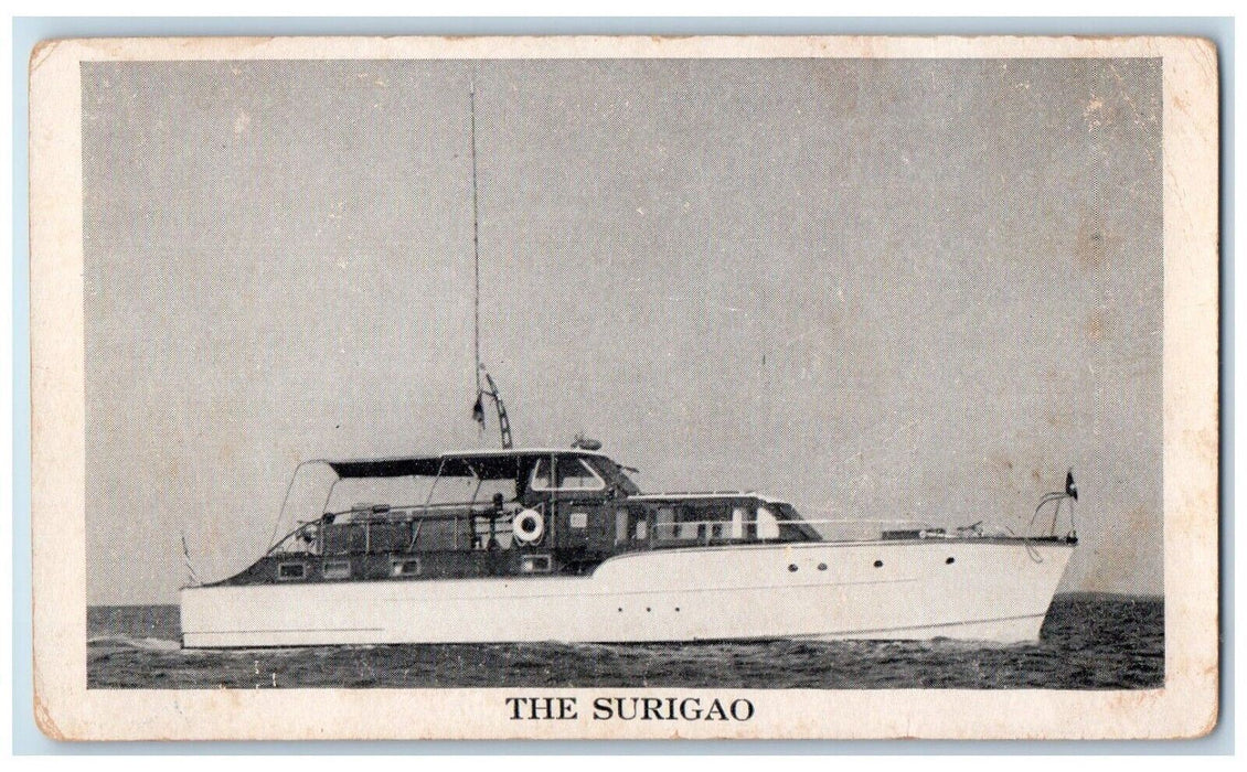 c1910's The Surigao Fishing Boat Philippines PH Unposted Antique Postcard