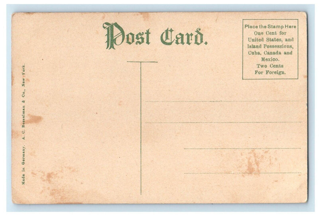 c1910's I. C. R. R. Passenger Station Depot Cherokee Iowa IA Antique Postcard