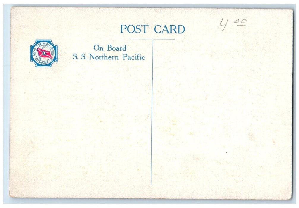 c1910 Great Northern Pacific Steamship Steamer San Francisco California Postcard