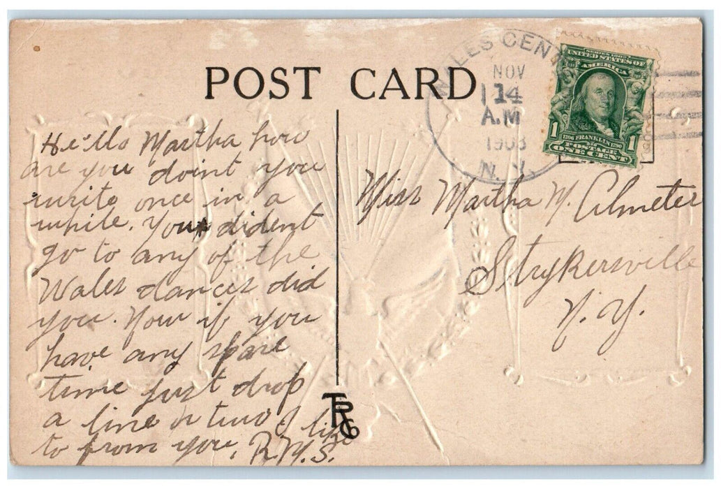 1908 Political Advertising President William Bryan Nebraska John Kern Postcard