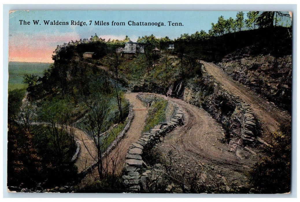 1914 The W. Waldens Ridge 7 Miles From Chattanooga Tennessee TN Antique Postcard